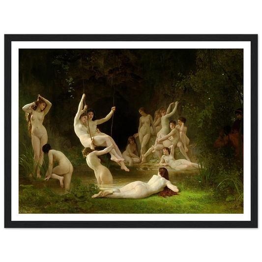 Nymphaeum (1878) Art Print | William Bouguereau-Quipham Collections