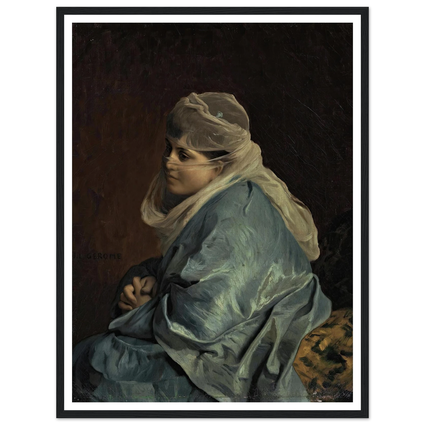 Woman of Constantinople Art Print | Jean Leon Gerome-Quipham Collections