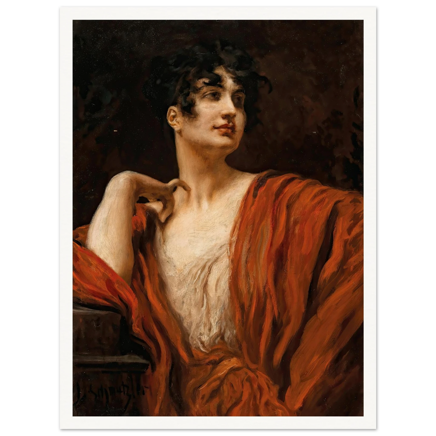 A Young Beauty Art Print | Leopold Schmutzler-Quipham Collections