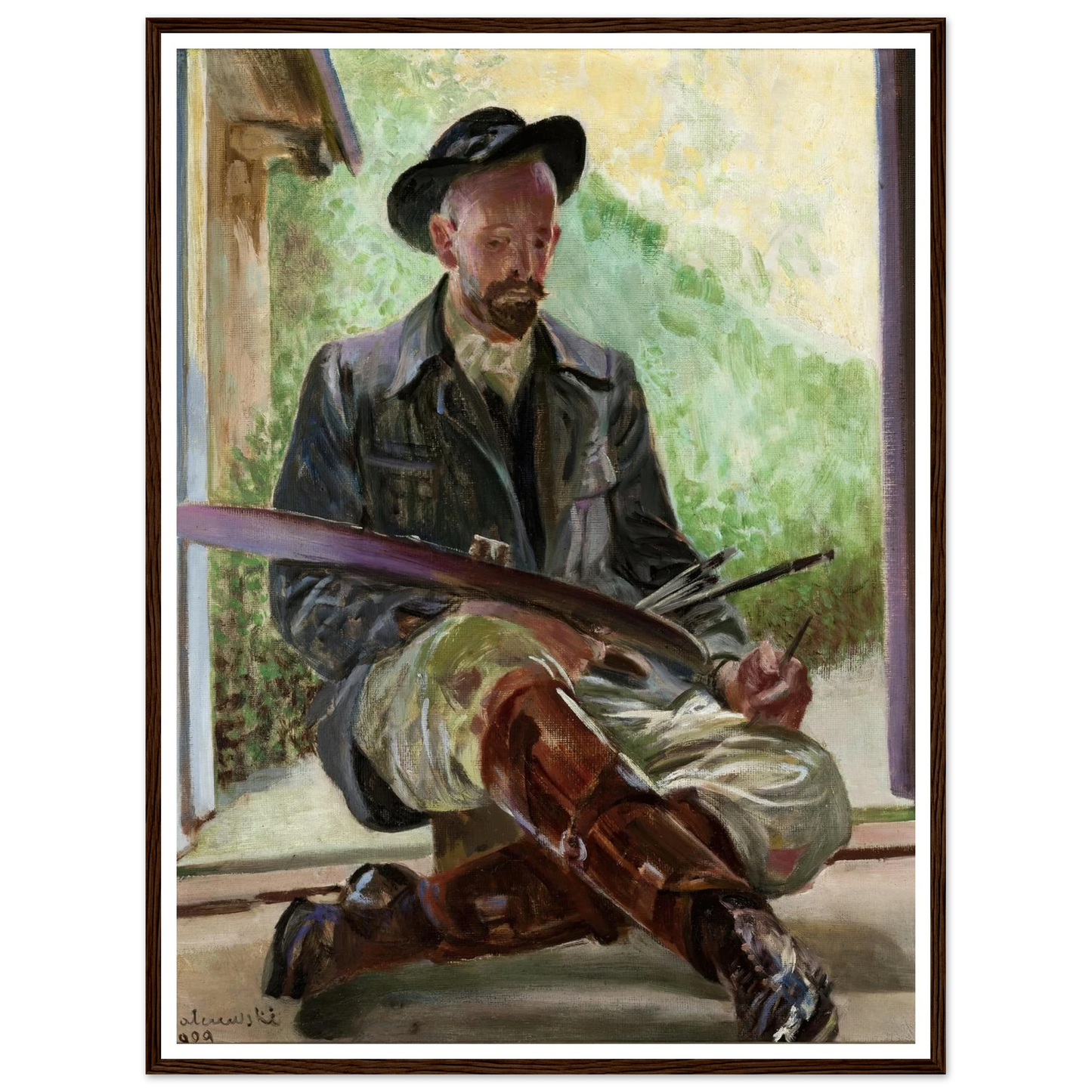 My Models – Triptych (Central Part) (1909) Art Print | Jacek Malczewski-Quipham Collections