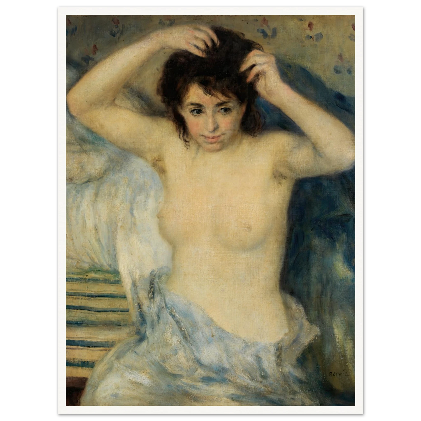 Before the Bath (Avant le bain) (c. 1875) Art Print | Pierre Auguste Renoir-Quipham Collections