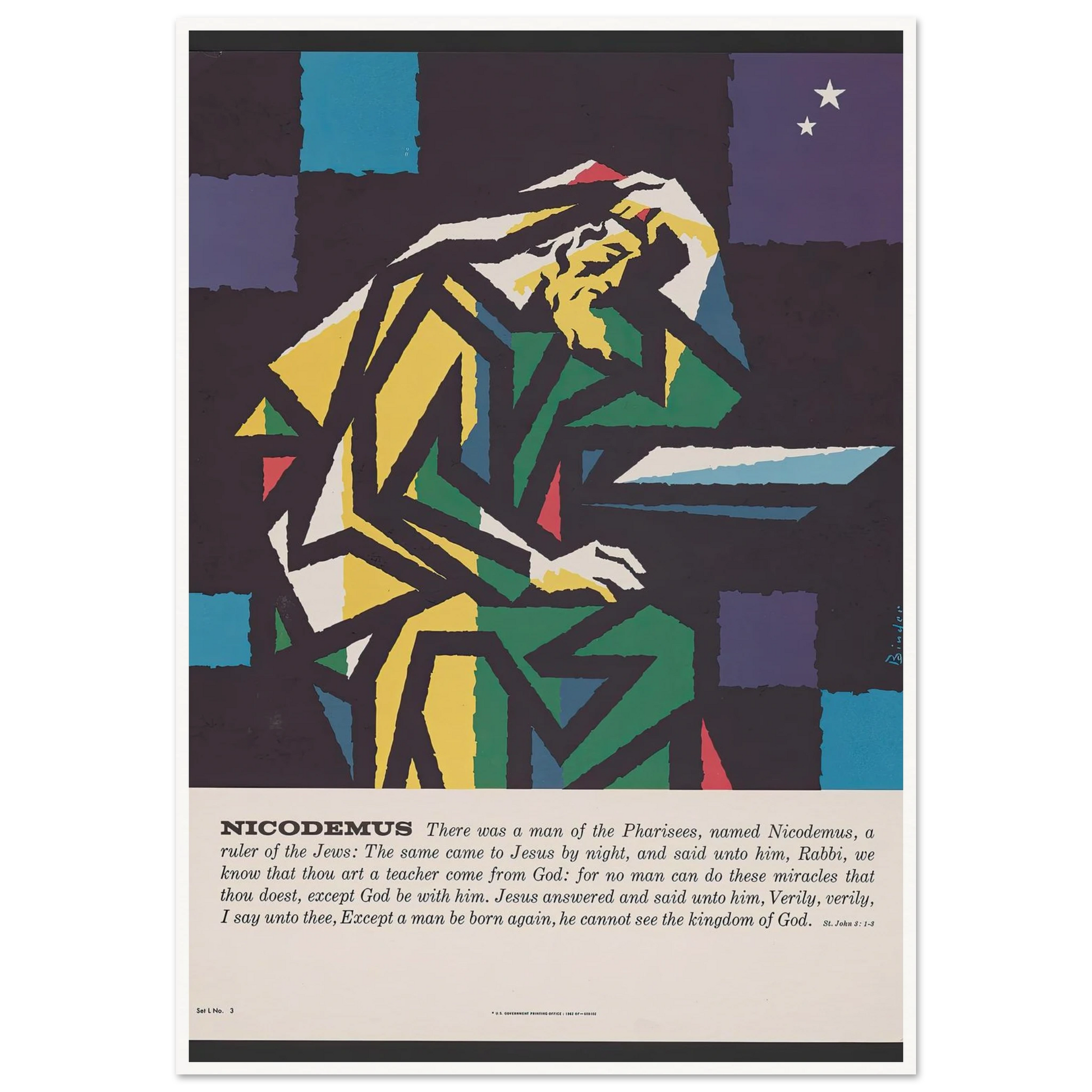 Nicodemus (1962) Art Print | Joseph Binder-Quipham Collections
