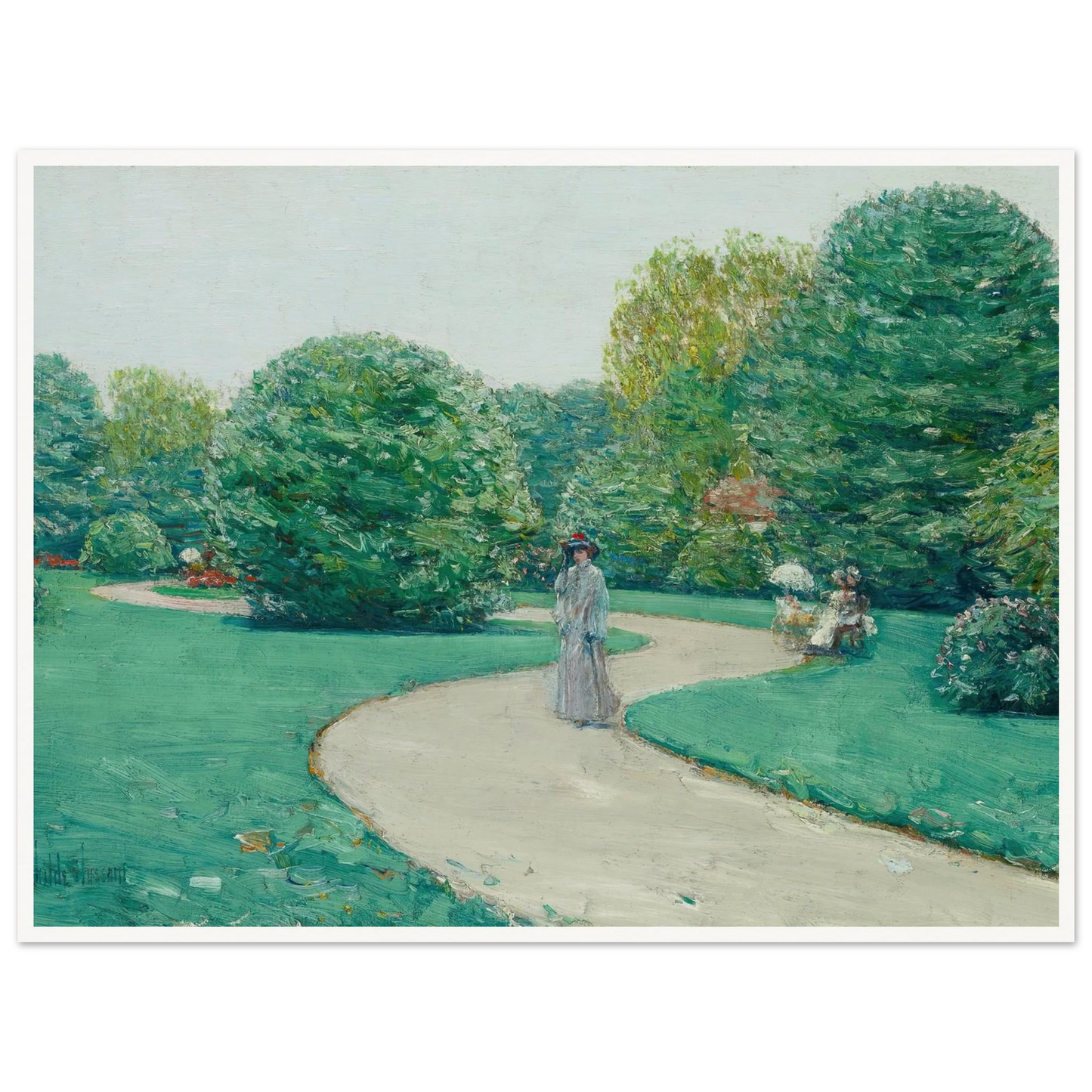 Parc Monceaux, Paris (circa 1888-89) Art Print | Childe Hassam-Quipham Collections