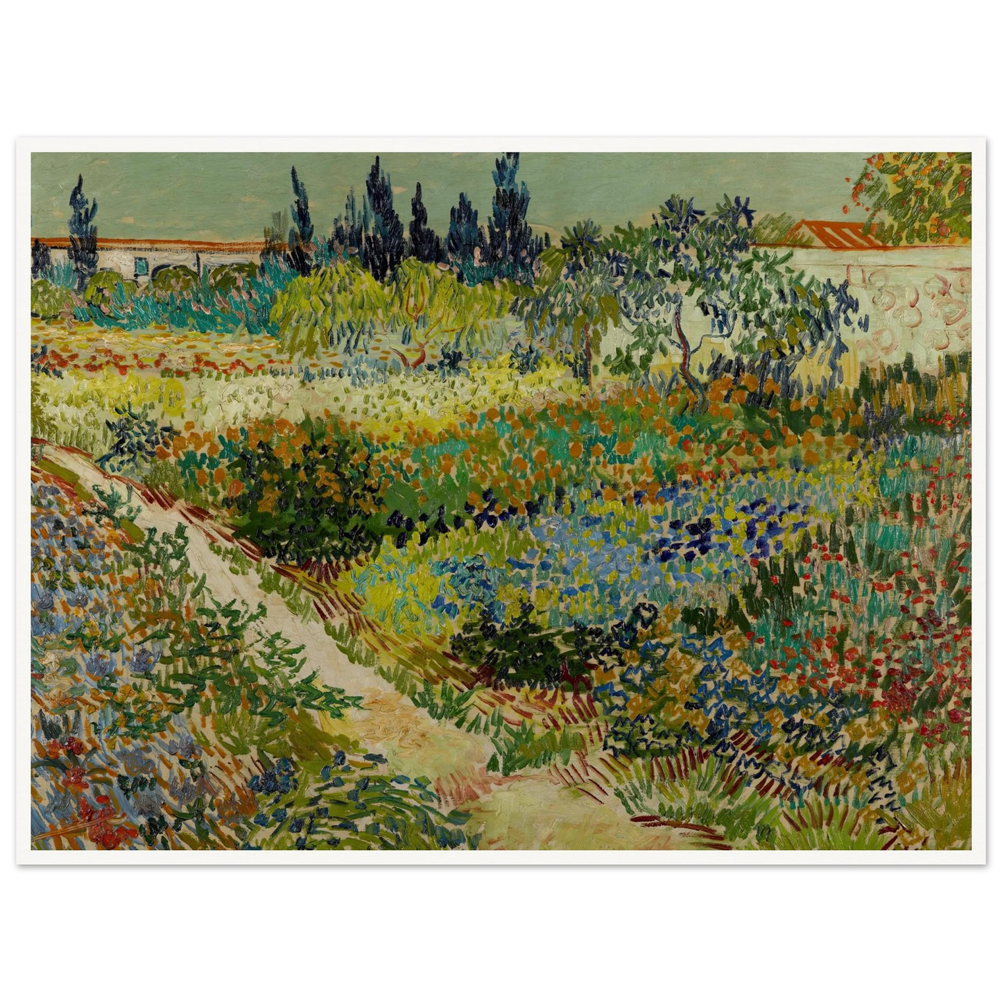 Garden at Arles Art Print | Vincent van Gogh-Quipham Collections