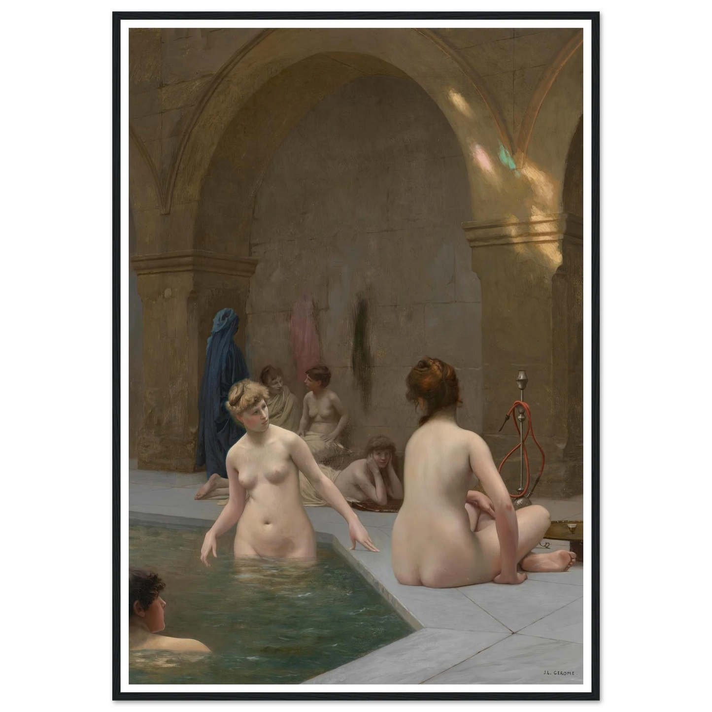 Baigneuses (1884) Art Print | Jean Leon Gerome-Quipham Collections