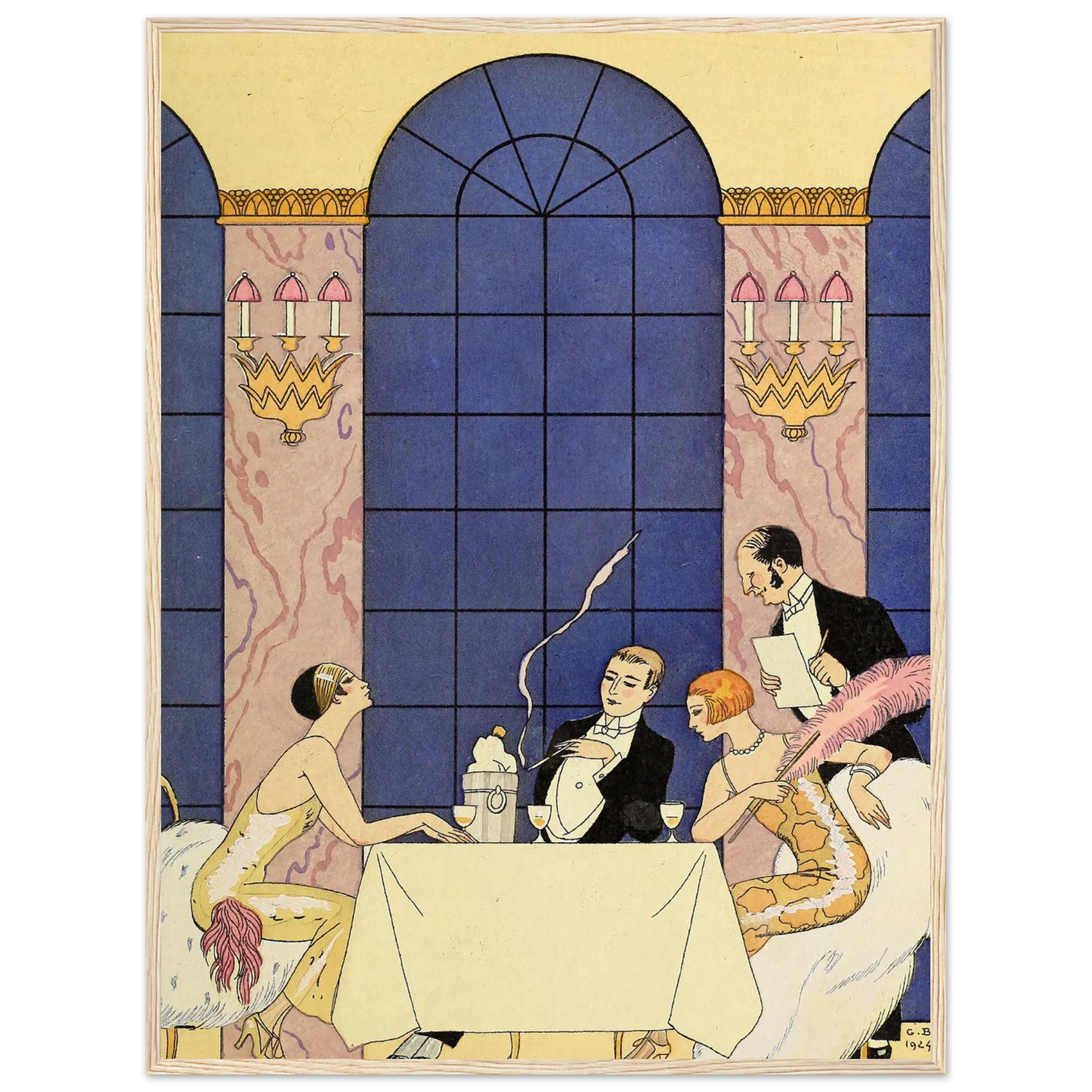 Falbalas et fanfreluches, La Gourmandise (1925) Art Print | George Barbier-Quipham Collections