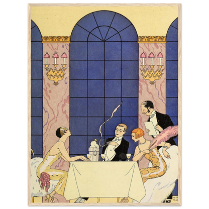 Falbalas et fanfreluches, La Gourmandise (1925) Art Print | George Barbier-Quipham Collections