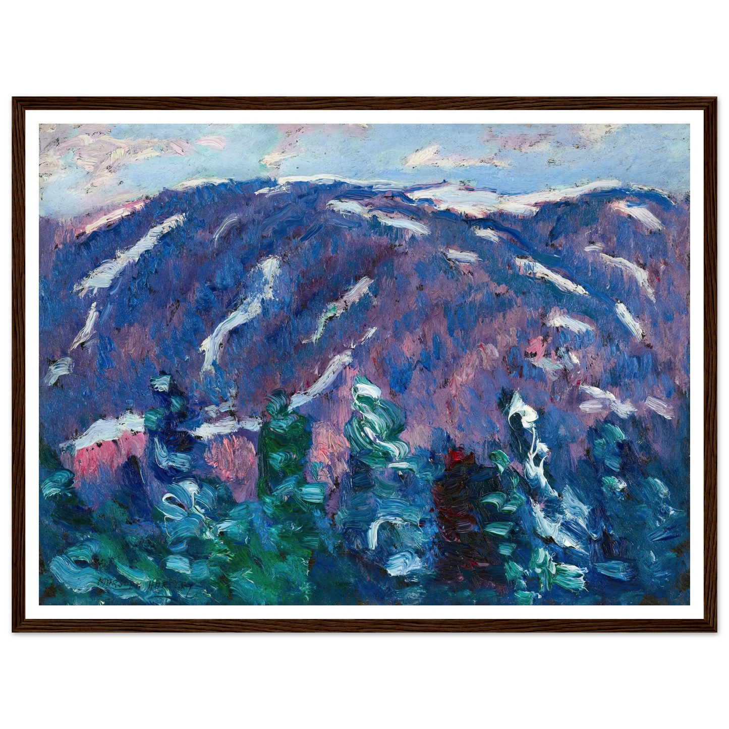 Songs of Winter, No. 3 (circa 1907-08) Art Print | Marsden Hartley-Quipham Collections