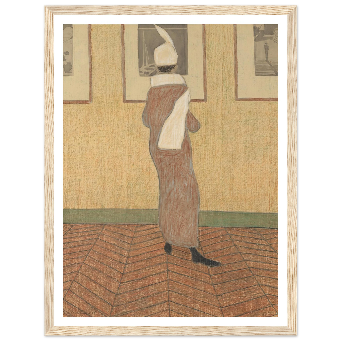 Dame in expositie (1912) Art Print | Leon Spilliaert-Quipham Collections
