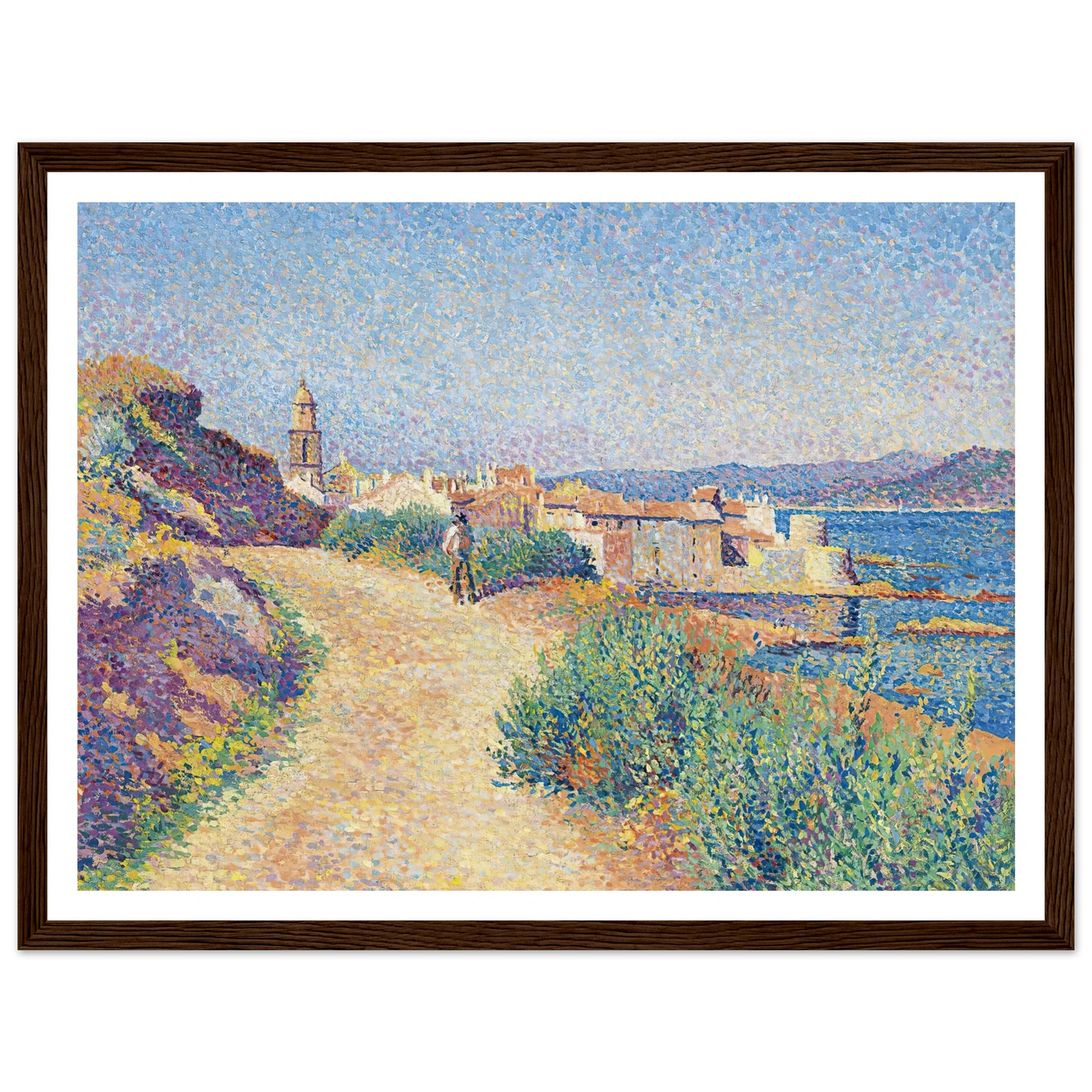 Saint-Tropez (1892) Art Print | Maximilien Luce-Quipham Collections
