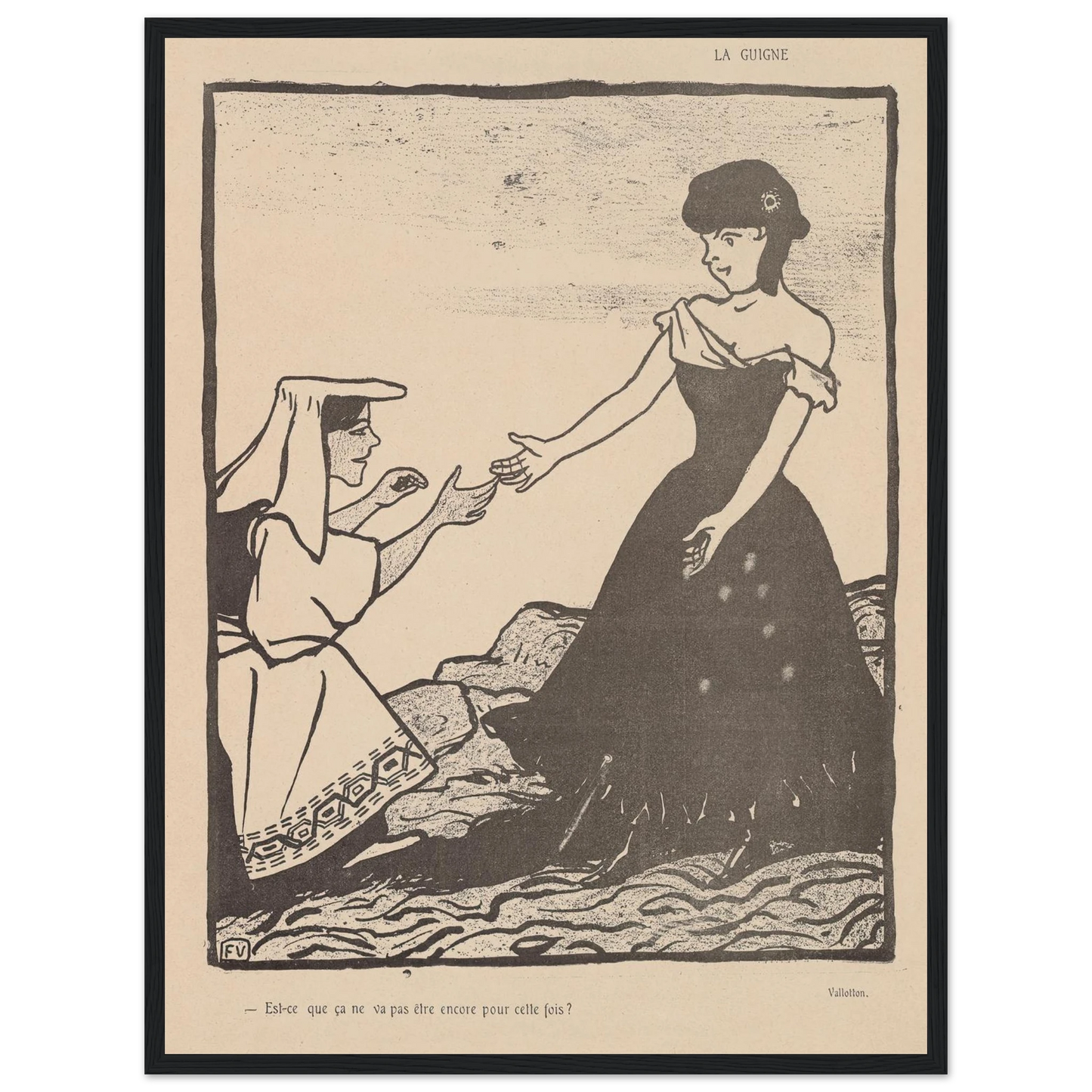 25 juillet 1903 Art Print | Felix Vallotton-Quipham Collections