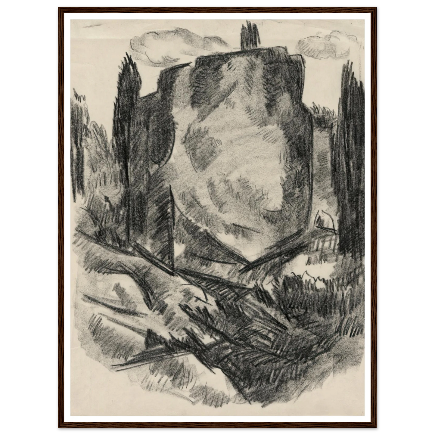 Landscape (early to mid-20th century) Art Print | Marsden Hartley-Quipham Collections