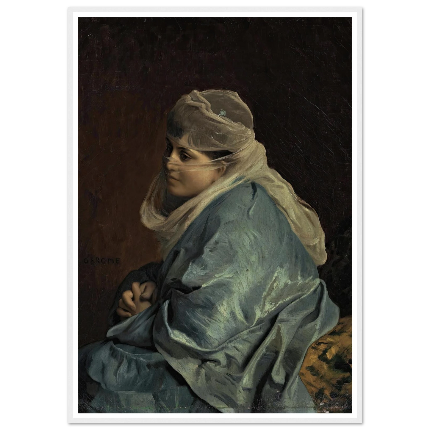 Woman of Constantinople Art Print | Jean Leon Gerome-Quipham Collections