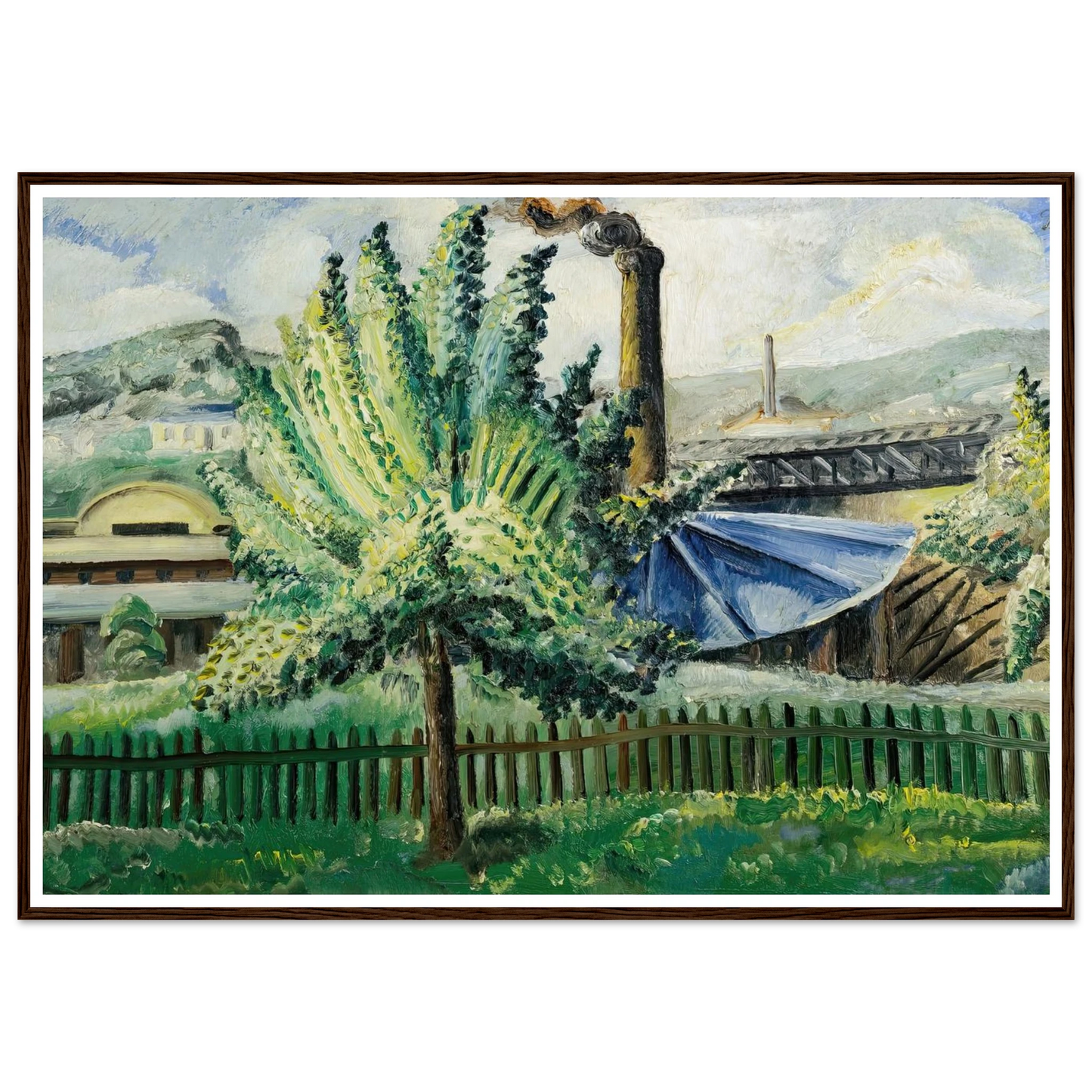 Güterbahnhof, Baumgarten vor Güterbahnhof (1927) Art Print | Paul Kleinschmidt-Quipham Collections