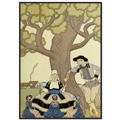 Falbalas et fanfreluches, Il était une fois (1925) Art Print | George Barbier-Quipham Collections