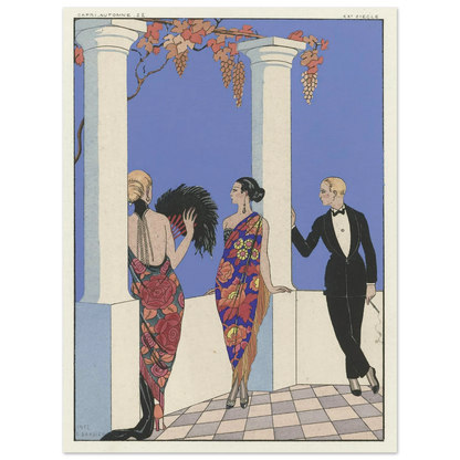 Joie de vivre; Falbalas et Fanfreluches. (1923) Art Print | George Barbier-Quipham Collections