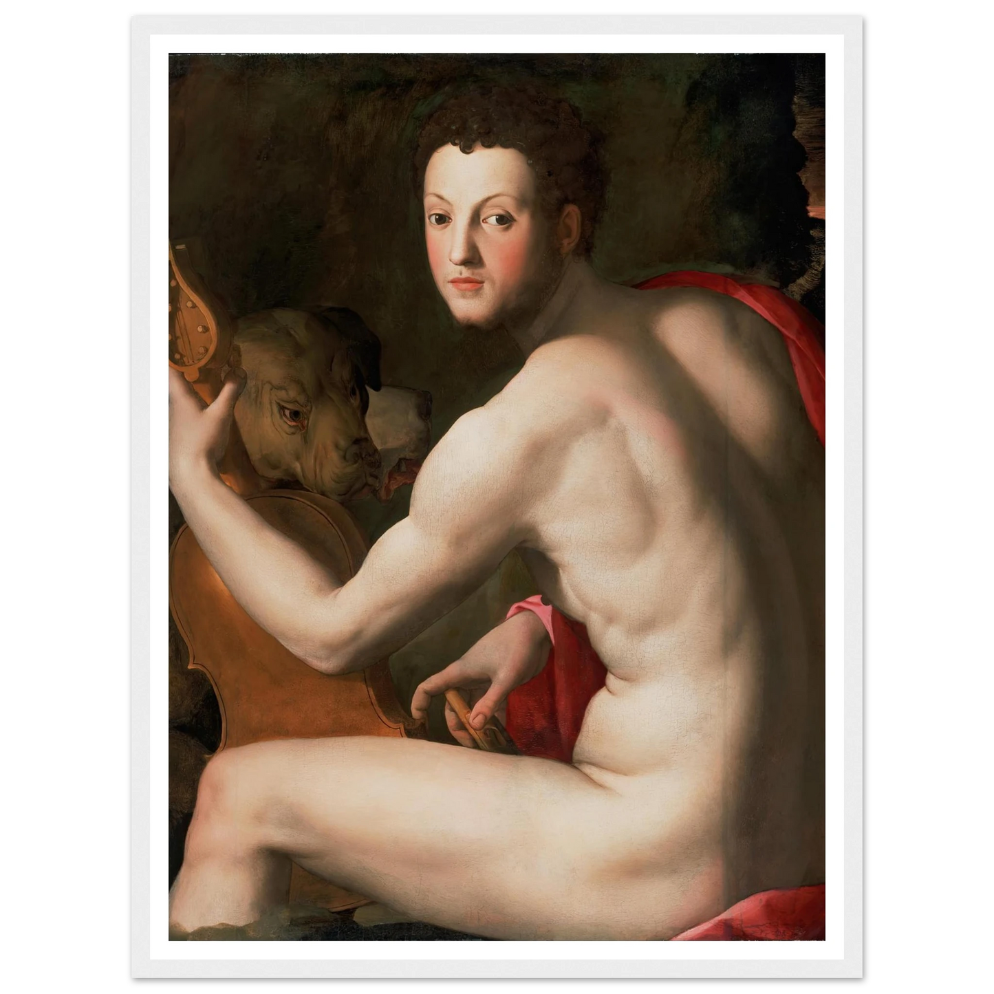 Portrait of Cosimo I de’ Medici as Orpheus Art Print | Agnolo Bronzino-Quipham Collections