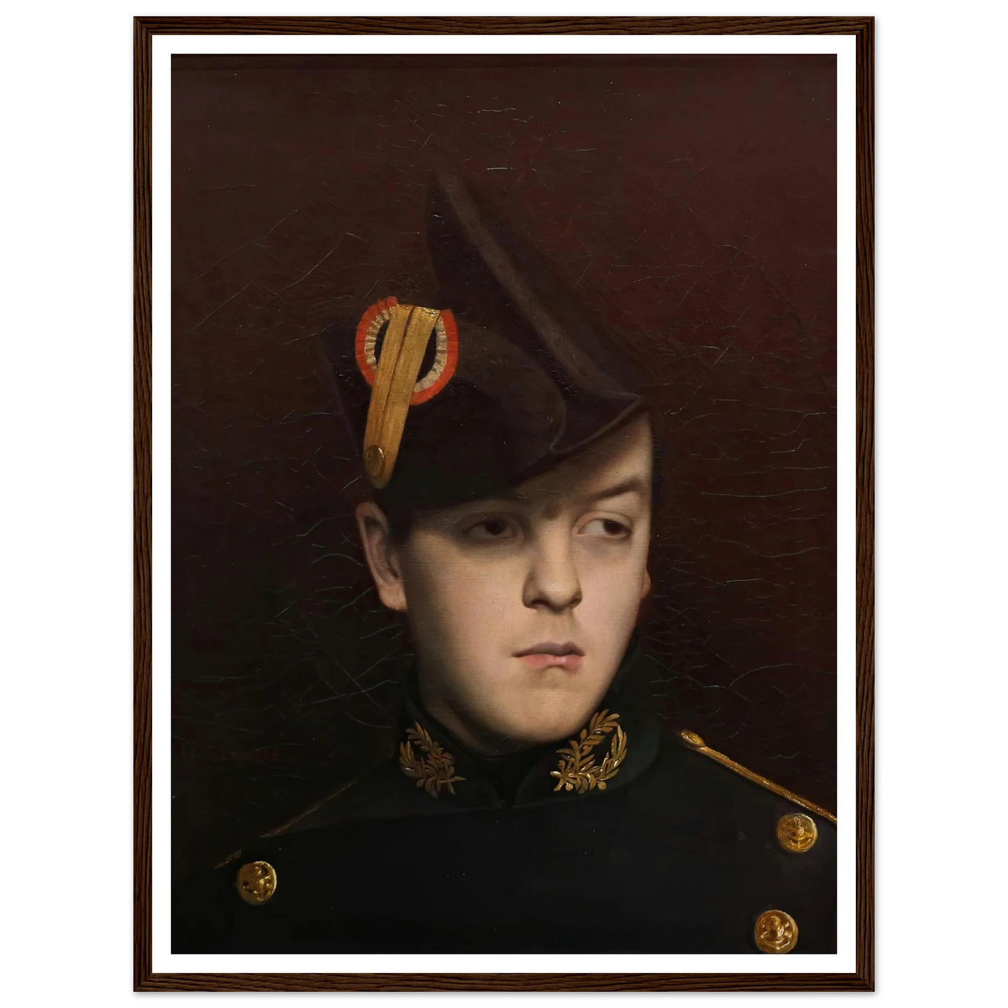 Portrait of Armand Gérome Art Print | Jean Leon Gerome-Quipham Collections