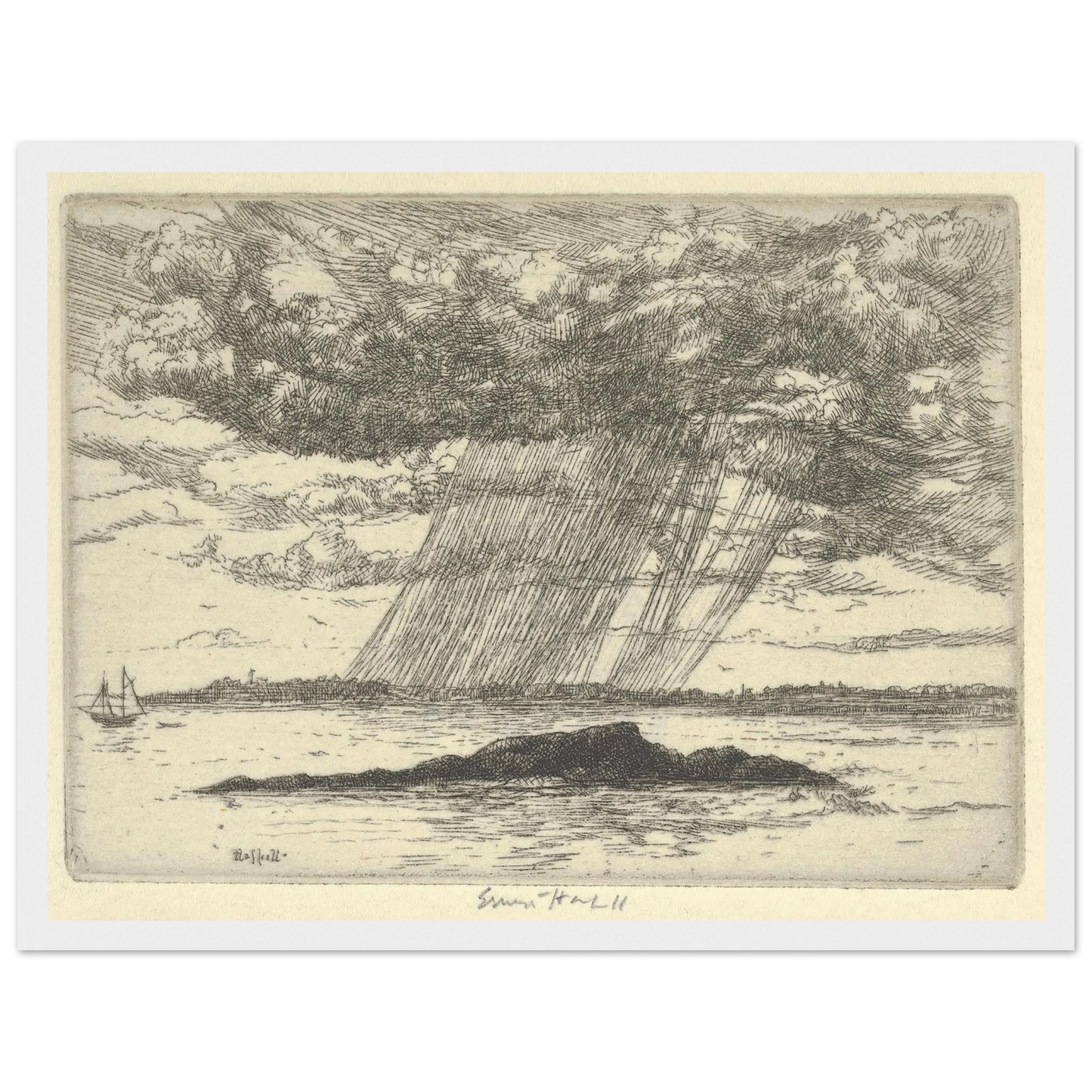 Black Snake Ledge (1912) Art Print | Ernest Haskell-Quipham Collections