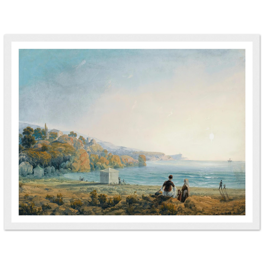 Seven Views Of Miskhor In The Crimea Vii (1841-1842) Art Print | Carlo Bossoli
