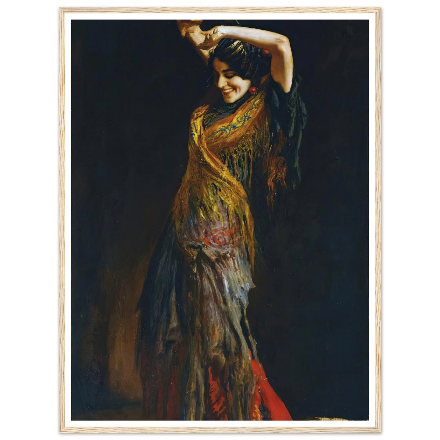 The Flamenco Dancer Art Print | Leopold Schmutzler-Quipham Collections