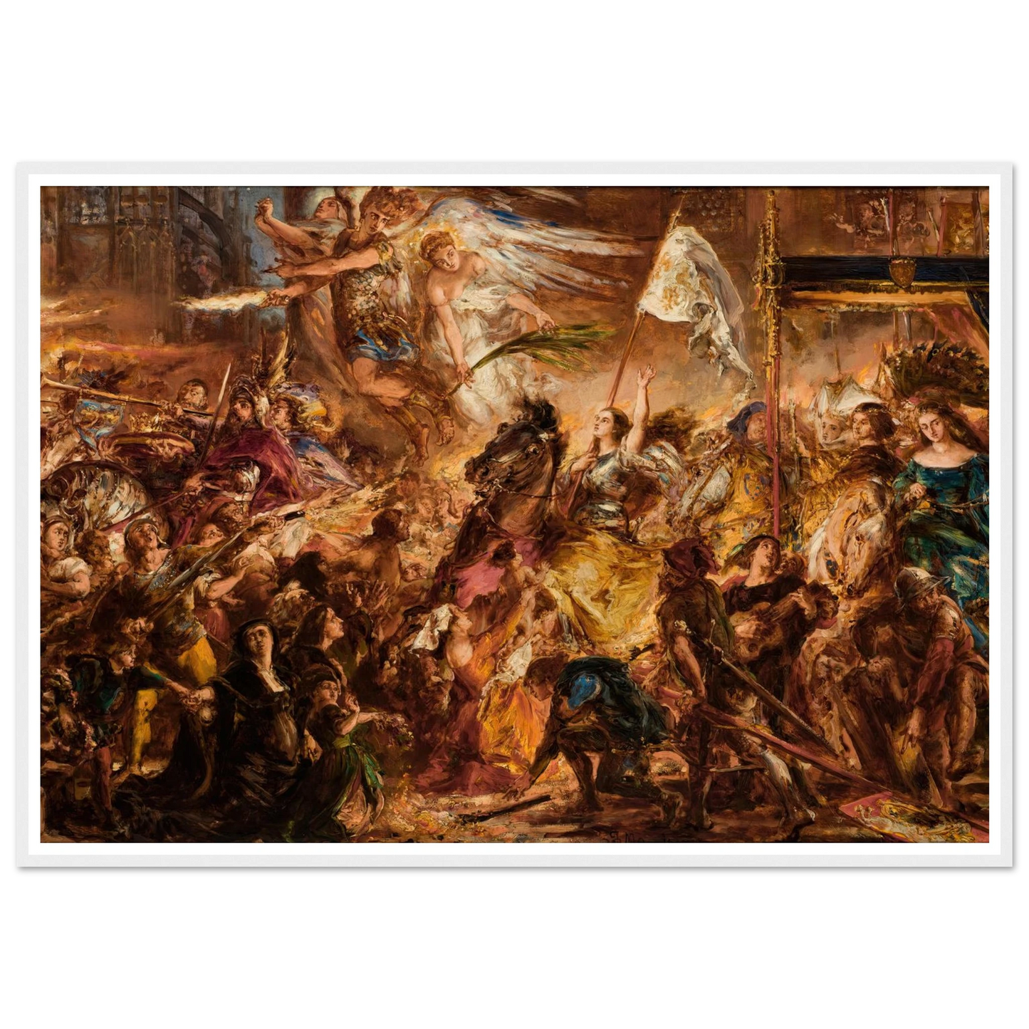 The Maid of Orleans (1883) Art Print | Jan Matejko-Quipham Collections