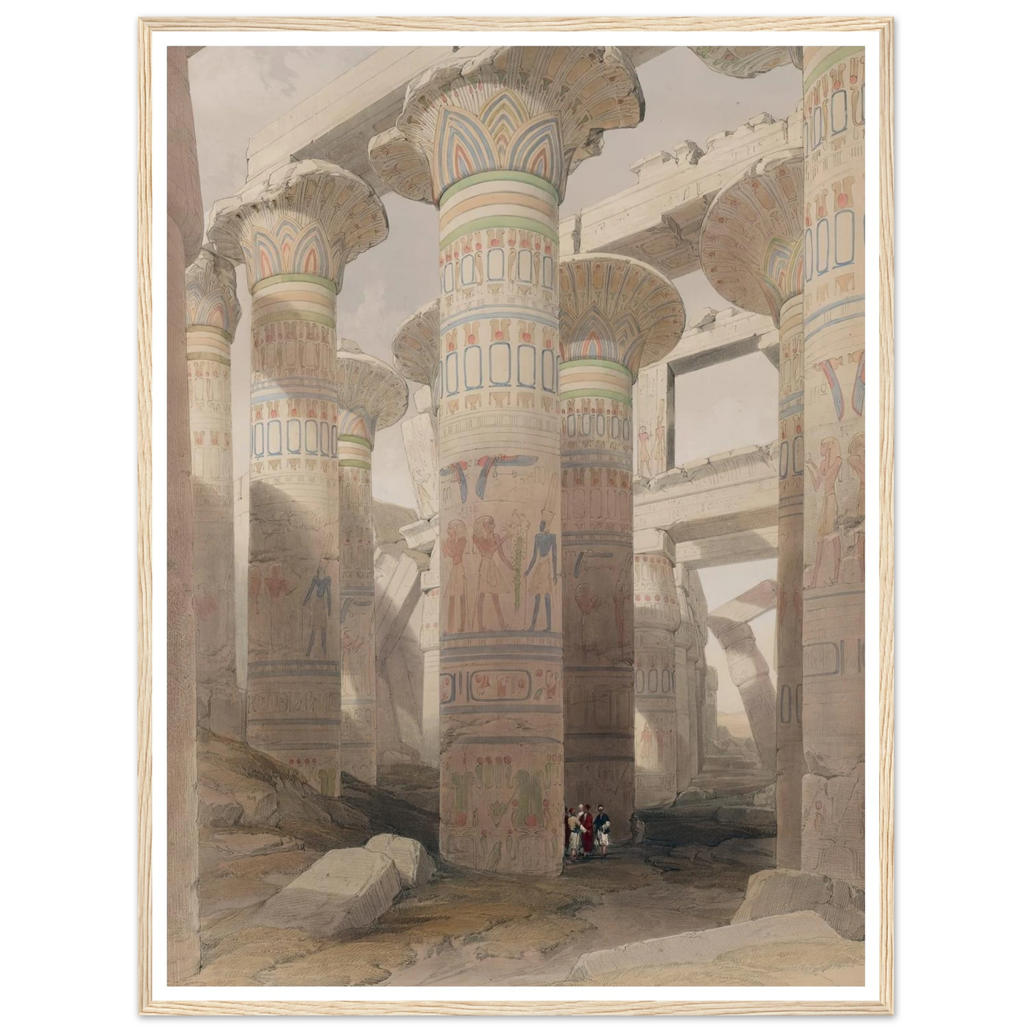 Karnac [Karnak]. Nov. 29th, 1838 (1846-1849) Art Print | David Roberts-Quipham Collections