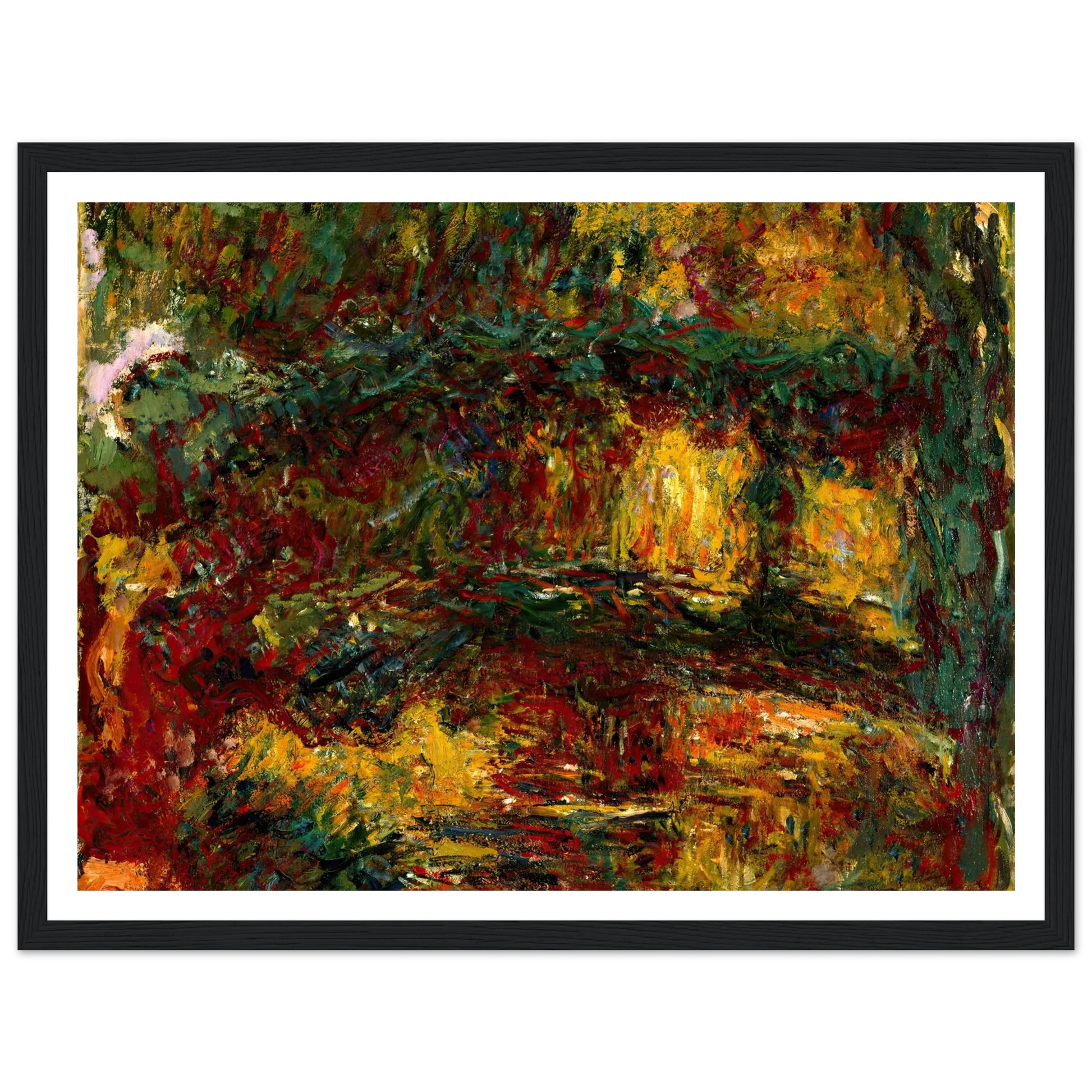 The Japanese Footbridge, Giverny (circa 1922) Art Print | Claude Monet-Quipham Collections