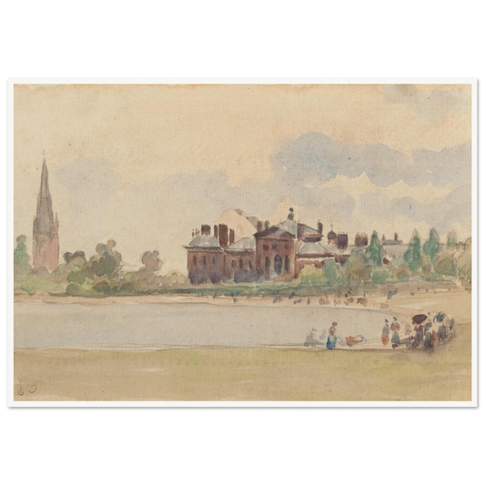 Kensington Gardens, London (1890) Art Print | Camille Pissarro-Quipham Collections