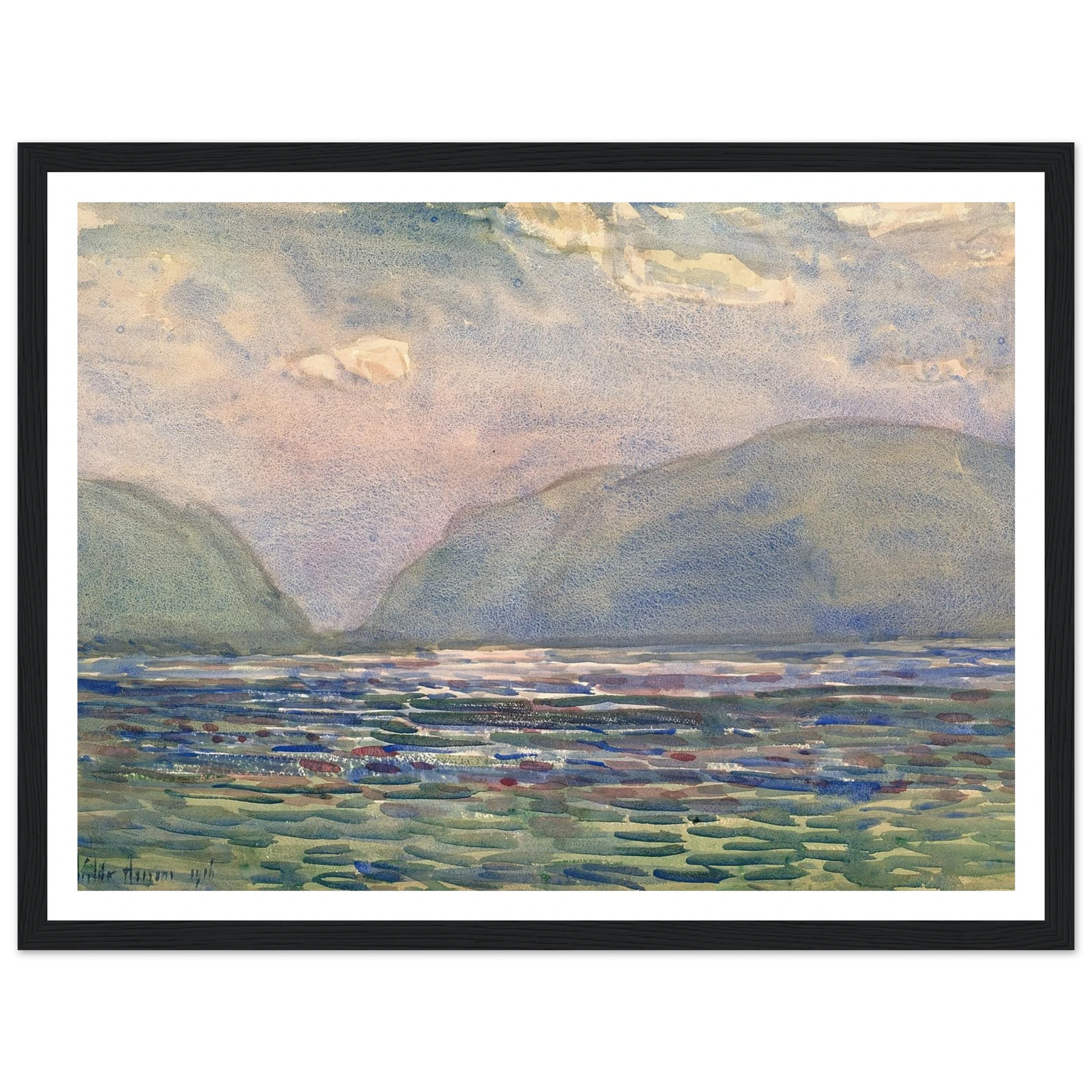 Noon above Newburgh (1916) Art Print | Childe Hassam-Quipham Collections