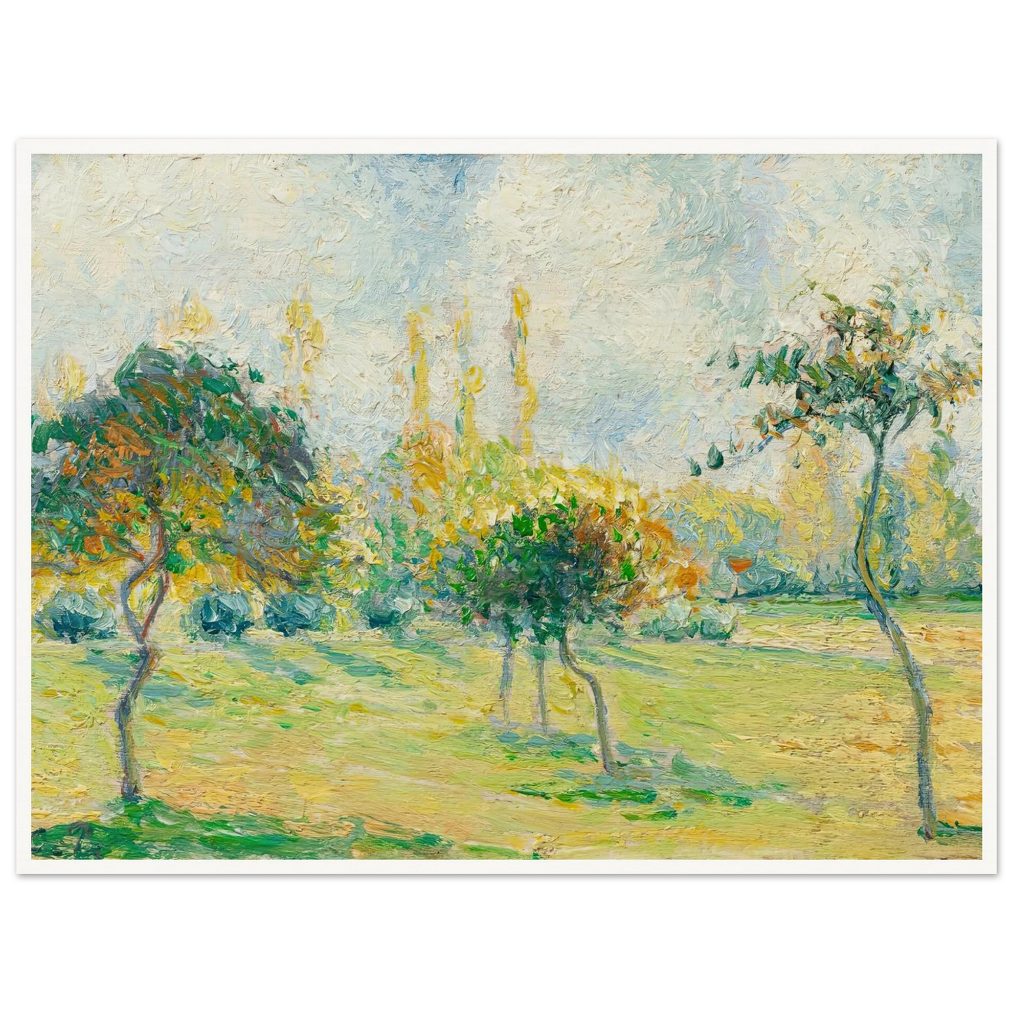 Pommiers, effet d’automne Art Print | Camille Pissarro-Quipham Collections