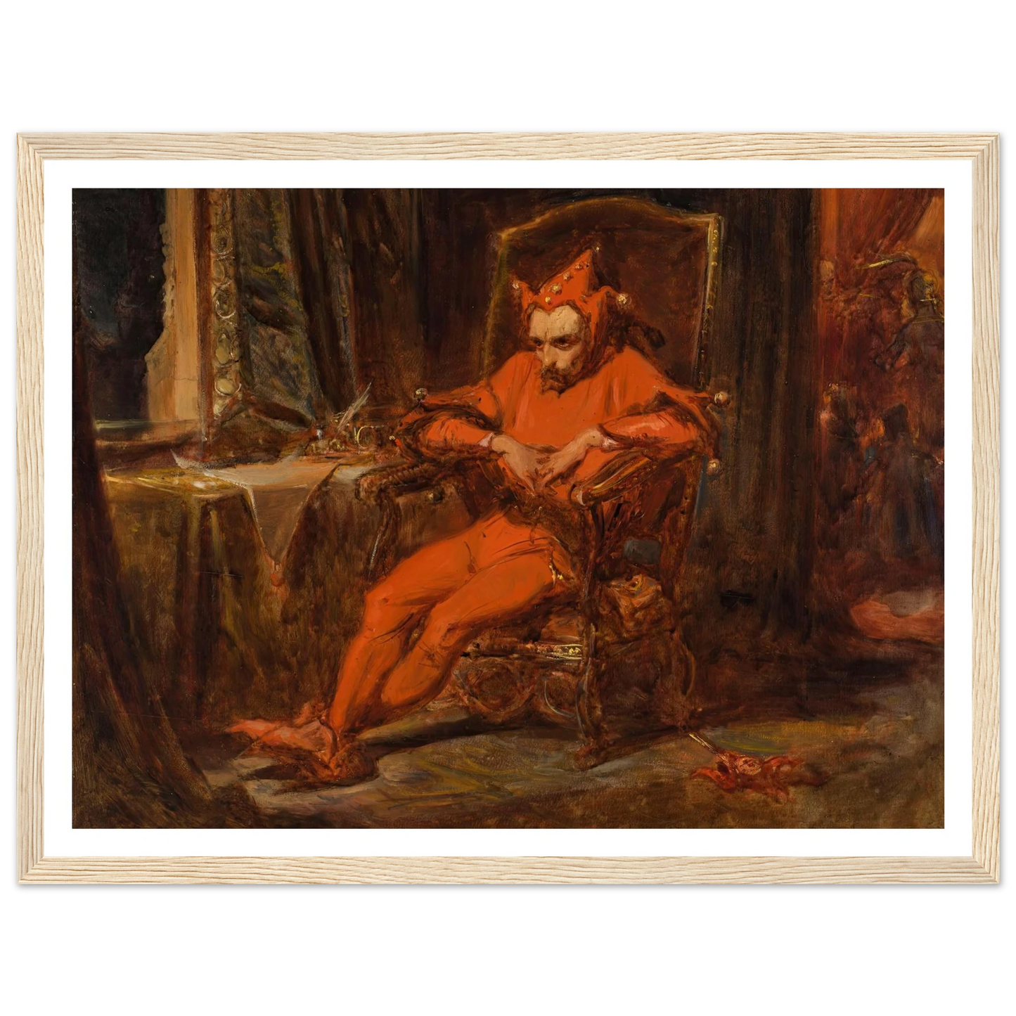 Sketch for “Stańczyk” (1861) Art Print | Jan Matejko-Quipham Collections