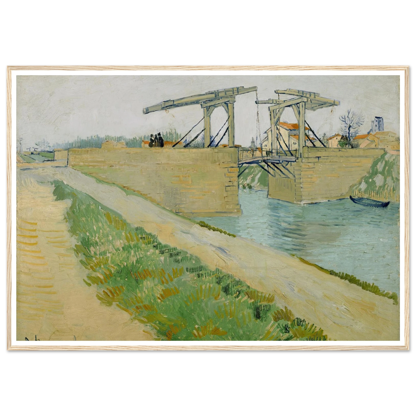 The Langlois bridge (1888) Art Print | Vincent van Gogh-Quipham Collections