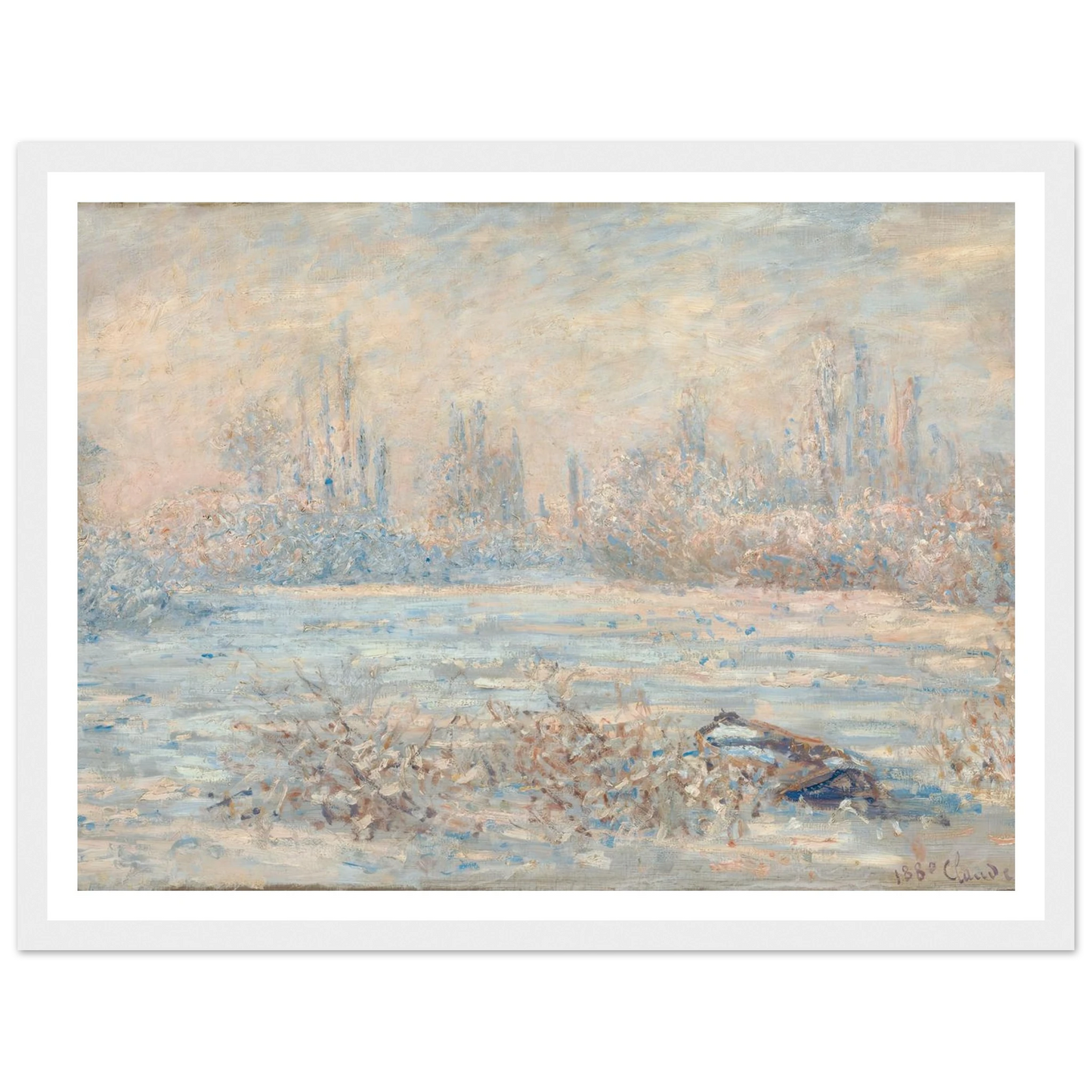 Le Givre (1880) Art Print | Claude Monet-Quipham Collections