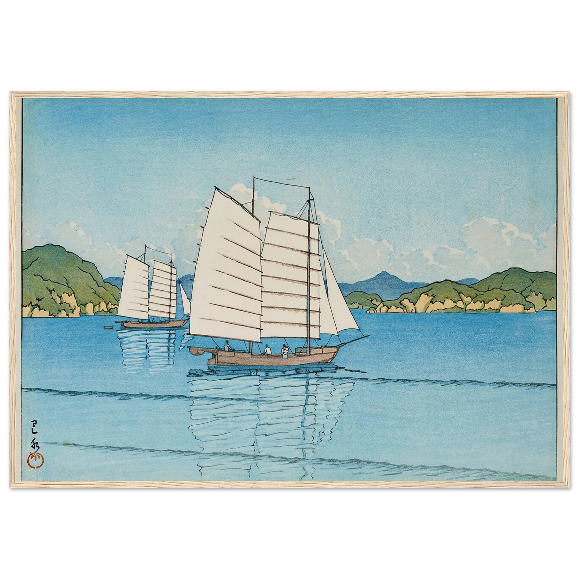 Inland Sea (1952) Art Print | Kawase Hasui-Quipham Collections