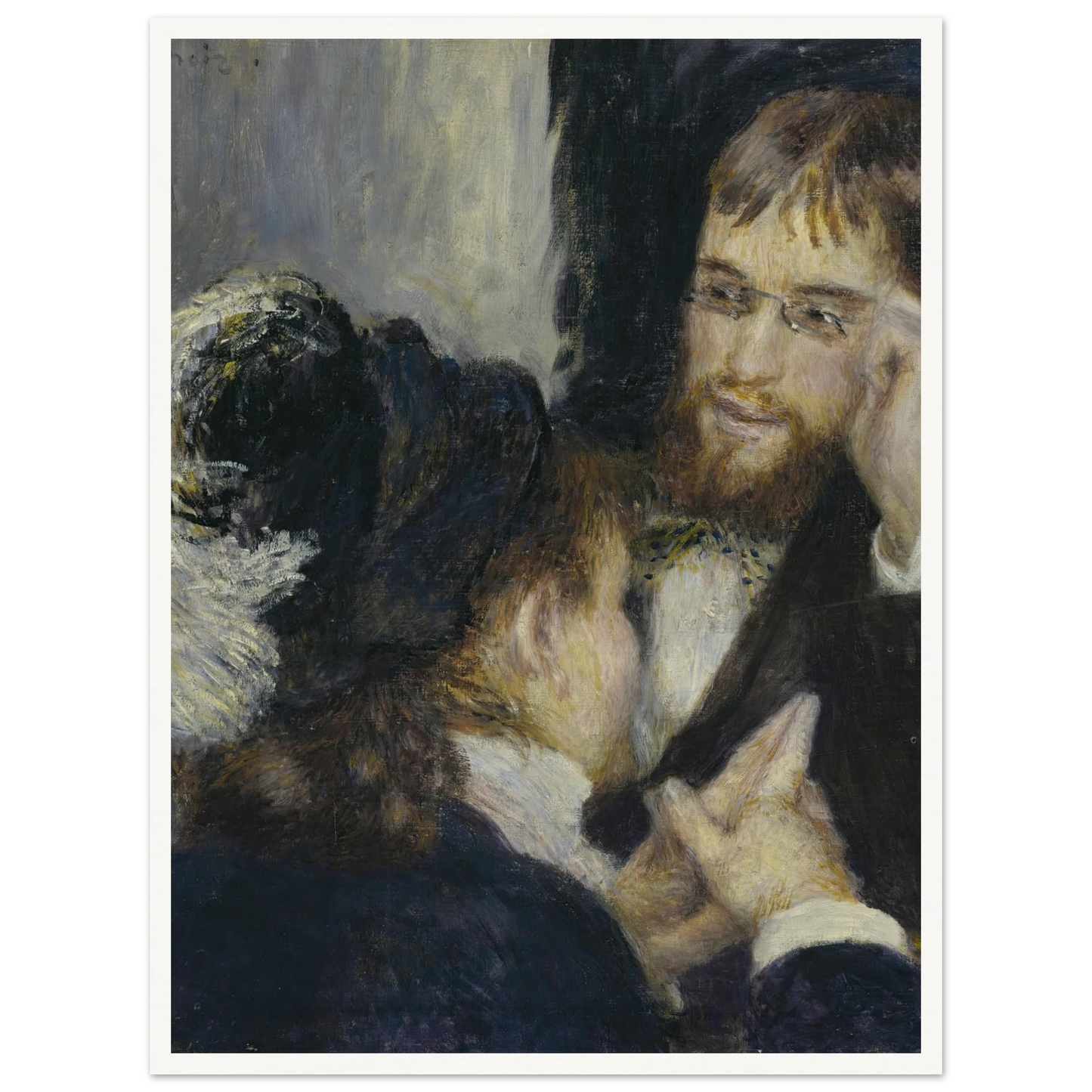 Conversation (1878) Art Print | Pierre Auguste Renoir-Quipham Collections