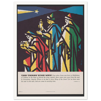 The three wise men (1962) Art Print | Joseph Binder-Quipham Collections