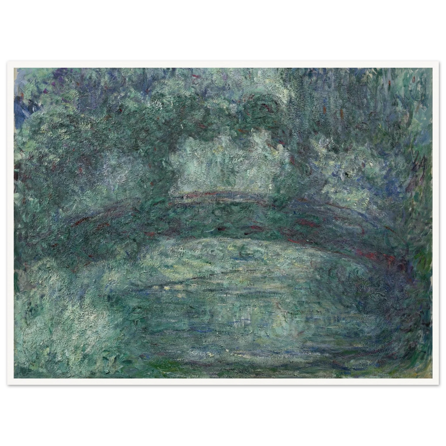 The Japanese bridge (1919-1924) Art Print | Claude Monet-Quipham Collections