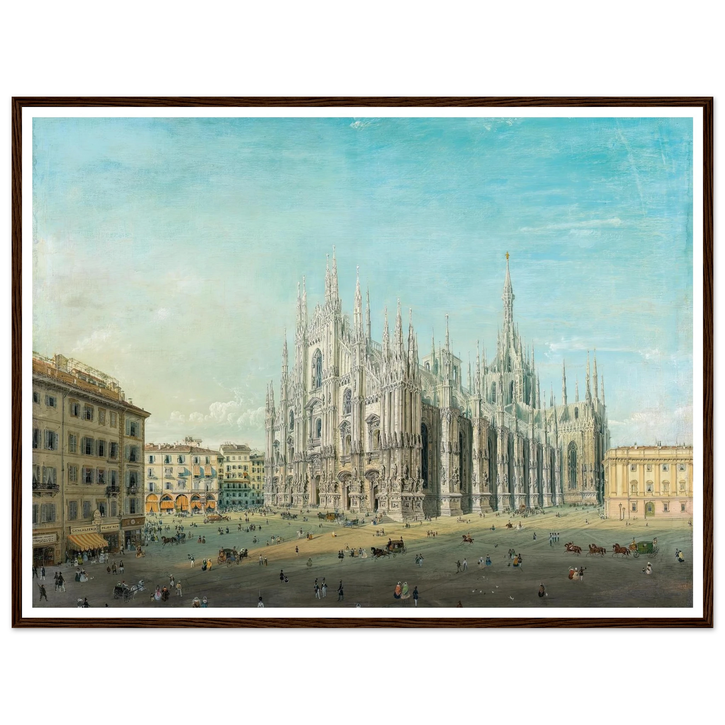 Piazza del Duomo, Milan Art Print | Carlo Bossoli-Quipham Collections