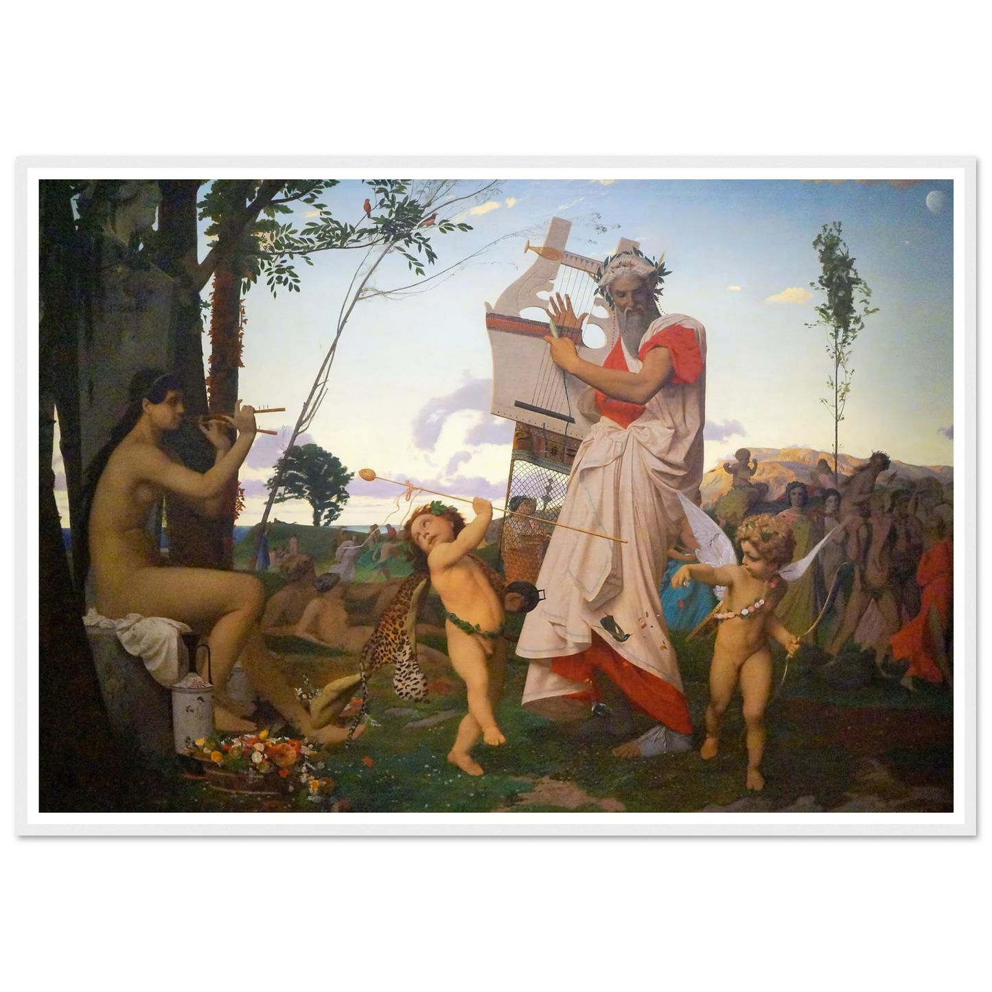 Anacréon Bacchus Et L’amour Art Print | Jean Leon Gerome-Quipham Collections