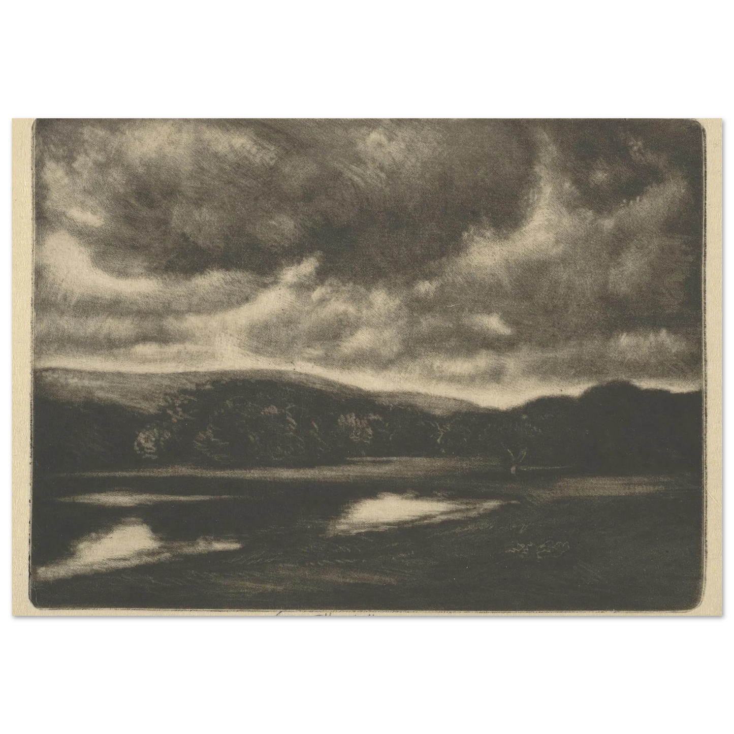 Evening Shadows (1919-1920) Art Print | Ernest Haskell-Quipham Collections
