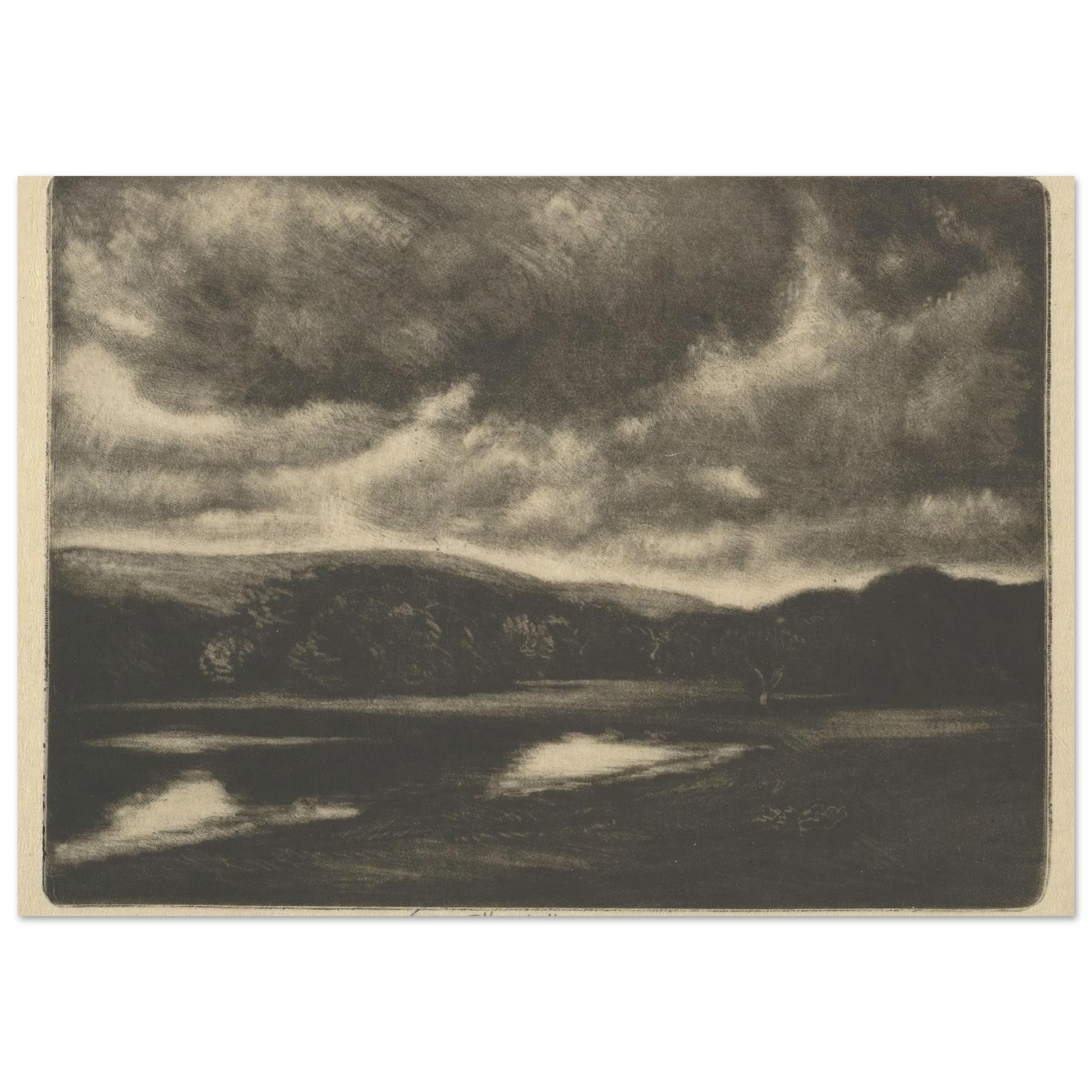 Evening Shadows (1919-1920) Art Print | Ernest Haskell-Quipham Collections