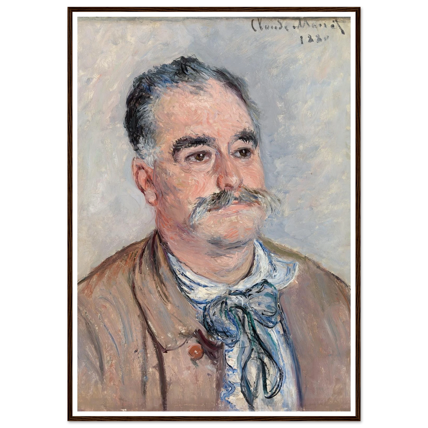 Monsieur Coqueret (Father) (1880) Art Print | Claude Monet-Quipham Collections