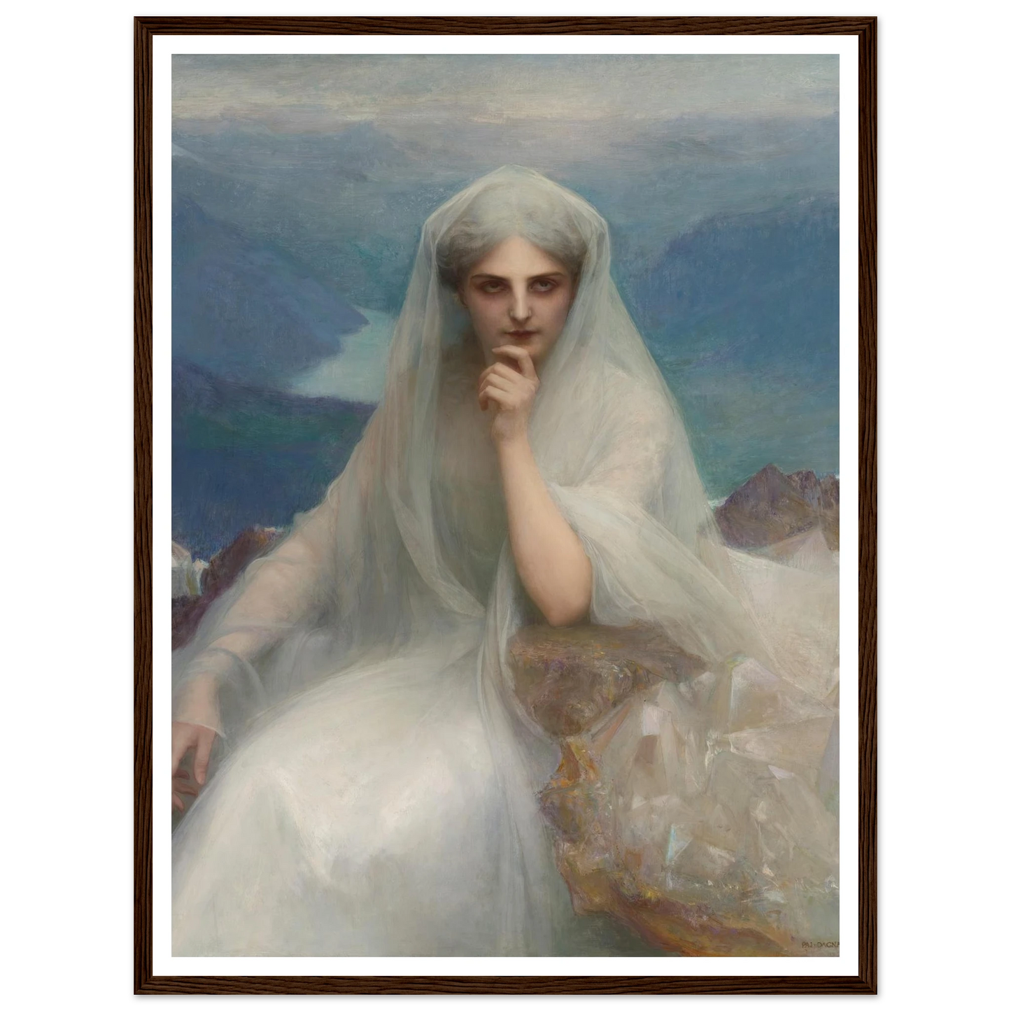 Sur Les Cimes (On The Summit) (1903) Art Print | Pascal Adolphe Jean Dagnan Bouveret-Quipham Collections
