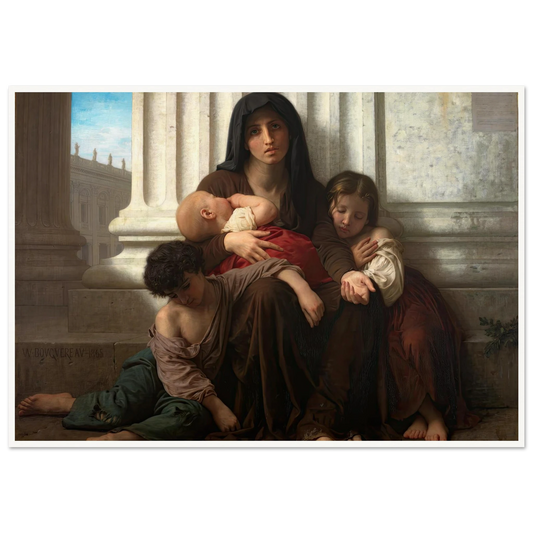 Charity (1865) Art Print | William Bouguereau-Quipham Collections