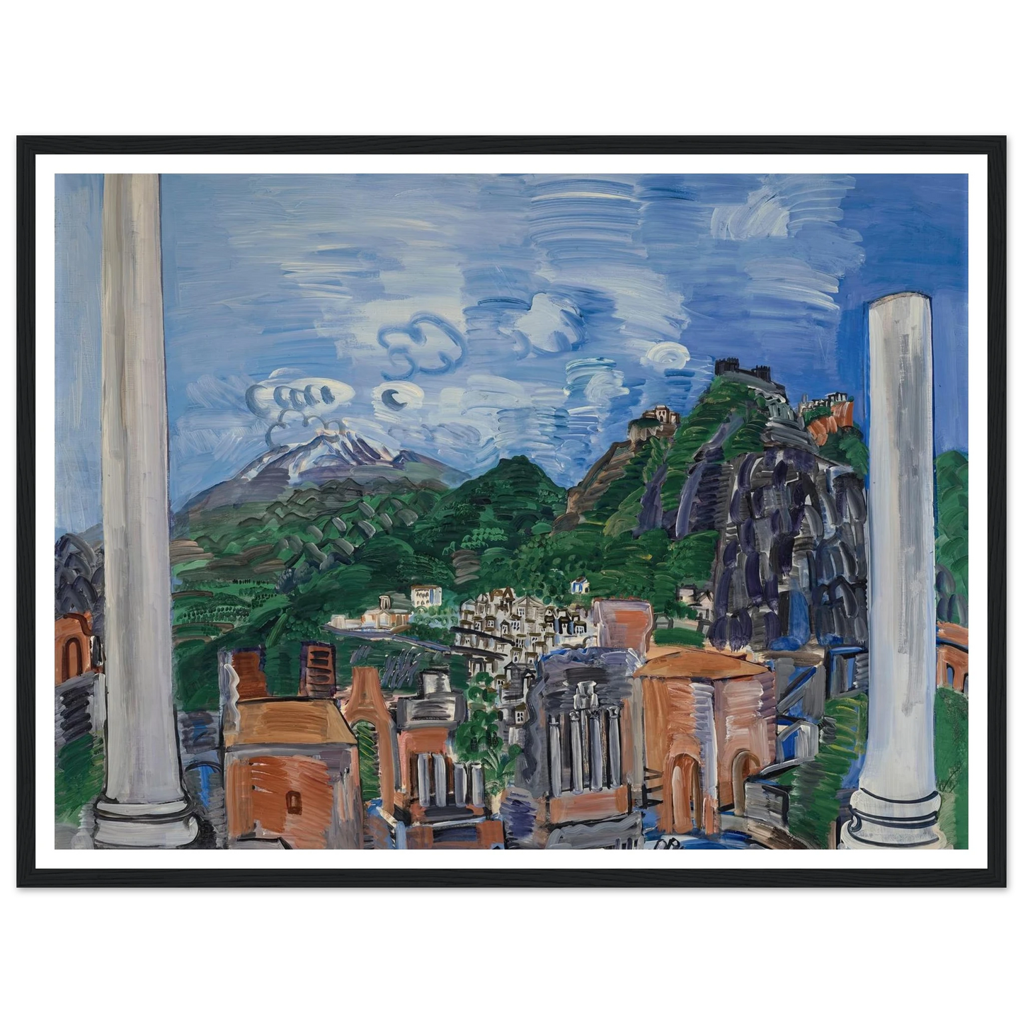Le théâtre antique de Taormina (1923) Art Print | Raoul Dufy-Quipham Collections
