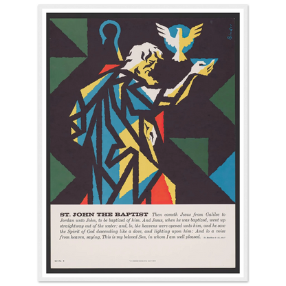 St. John The Baptist (1962) Art Print | Joseph Binder-Quipham Collections