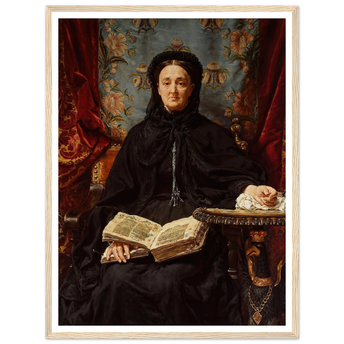 Portrait of Katarzyna Potocka née Branicka (1825–1907), wife of Adam (1890) Art Print | Jan Matejko-Quipham Collections