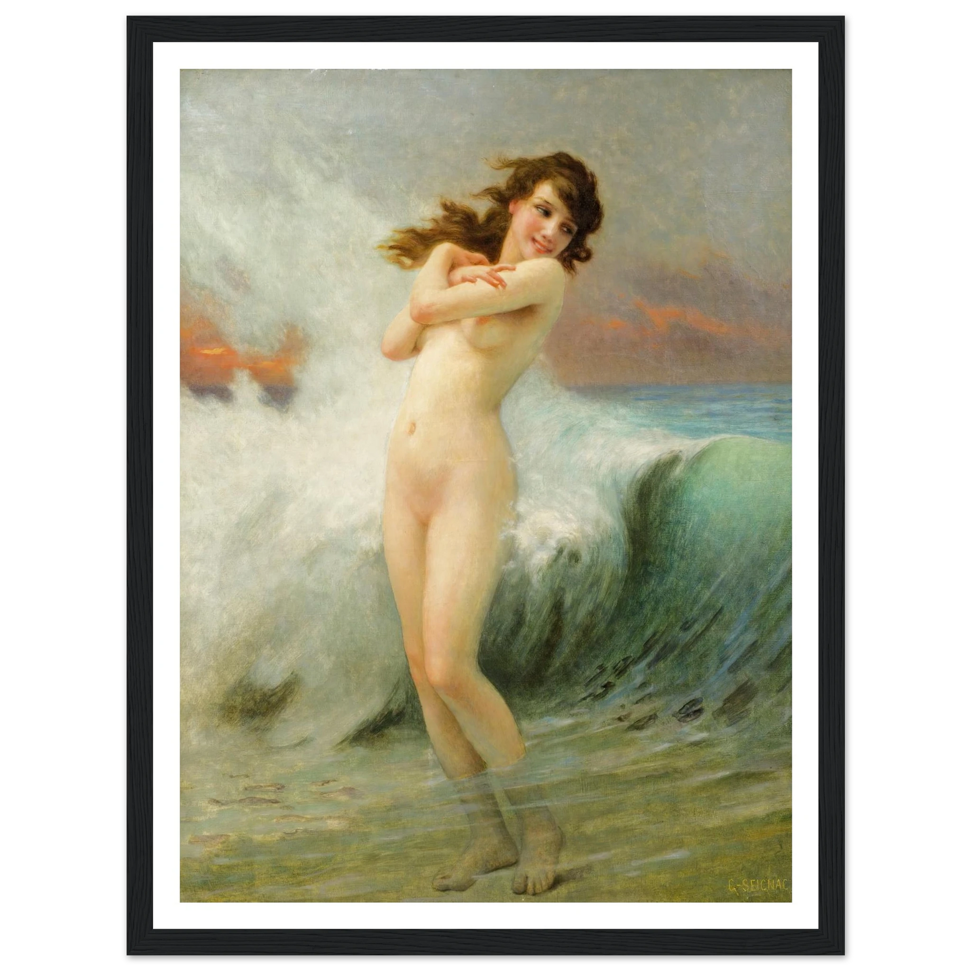 The Wave Art Print | Guillaume Seignac-Quipham Collections