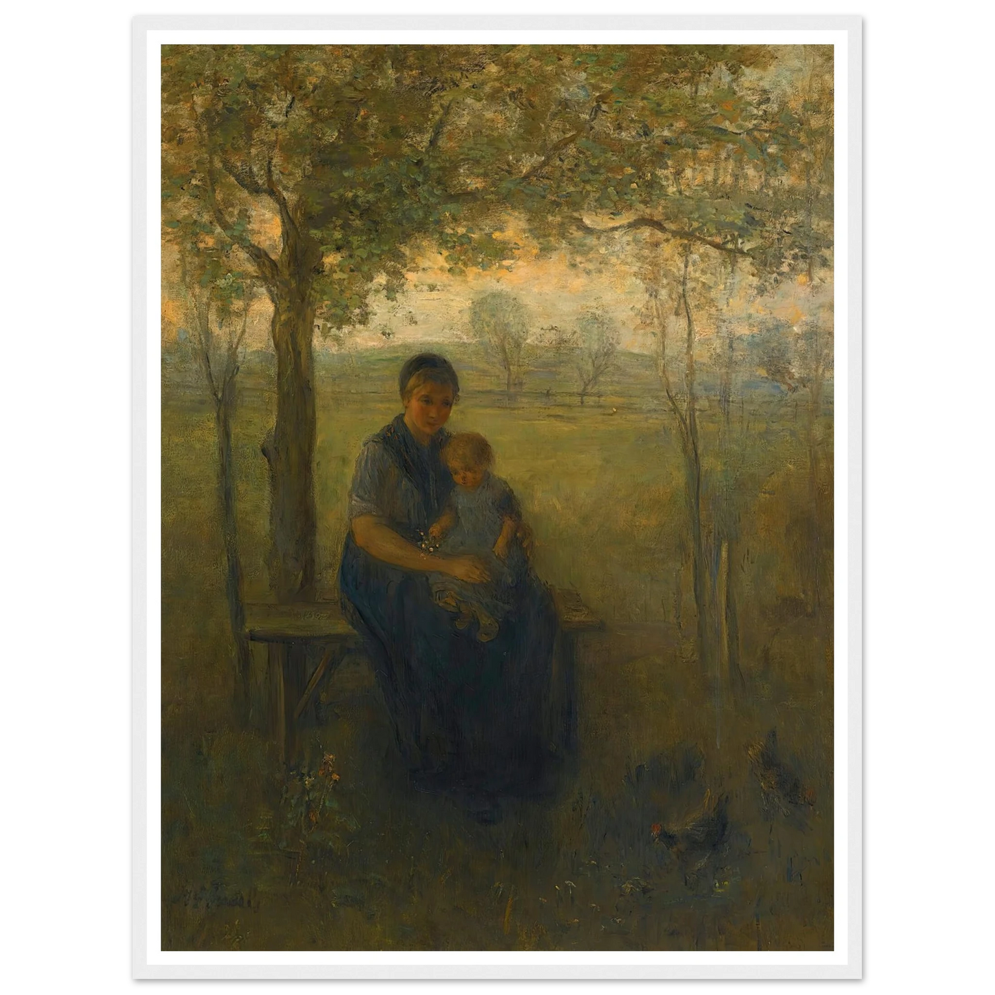 The Madonna Of Drenthe Art Print | Jozef Israels-Quipham Collections